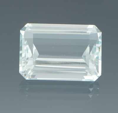 Appraisal: An Unmounted Natural Aquamarine Comes with an UGL certificate carats