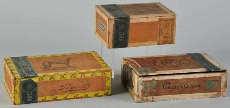 Appraisal: Lot of Cigar Boxes Description Includes The Guard from New