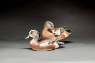 Appraisal: Wigeon Pair Lemuel T Ward - Crisfield MD A pair