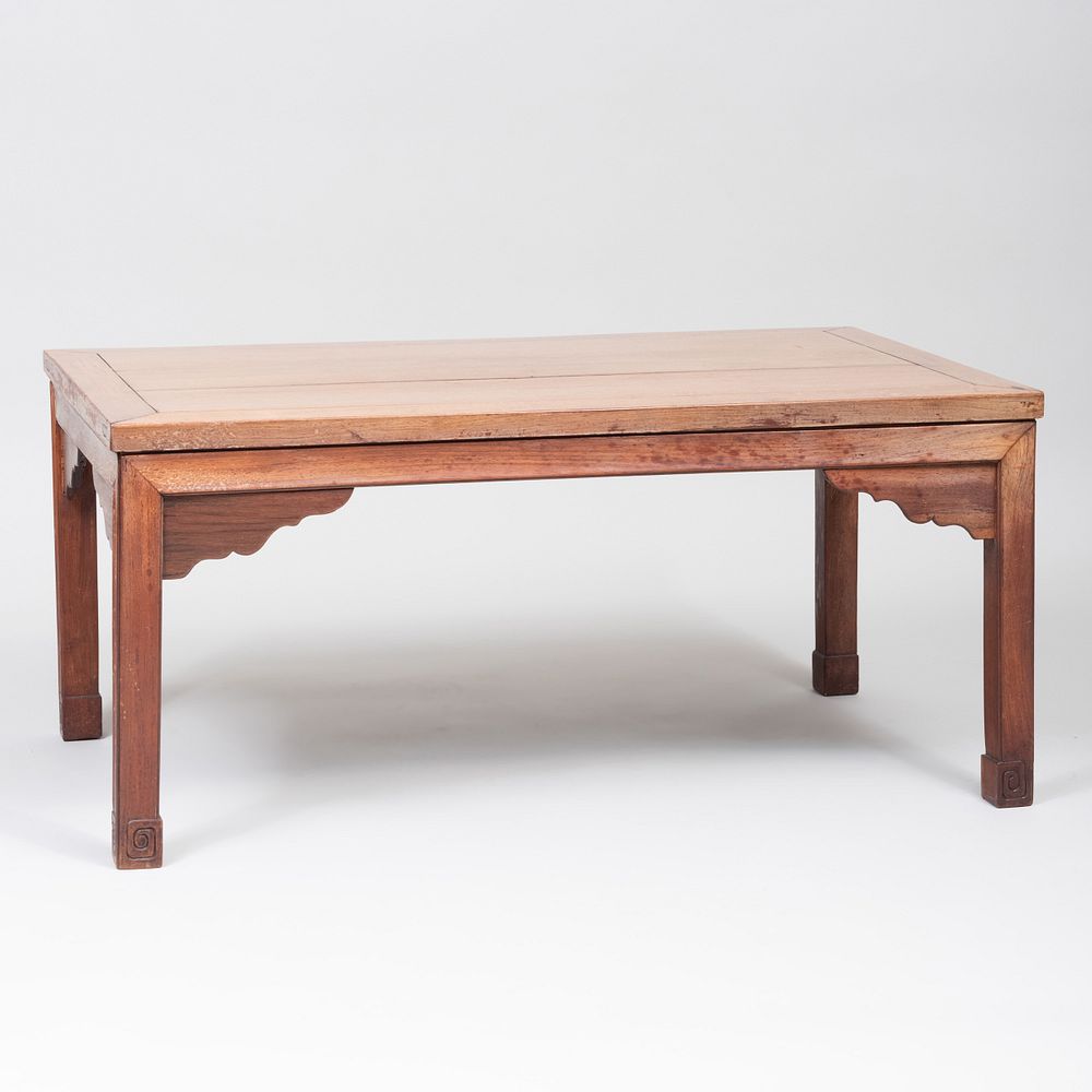 Appraisal: Chinese Hardwood Low Table x x in Condition Age cracks