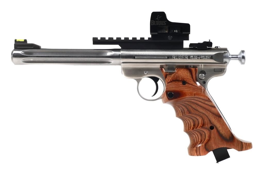 Appraisal: Ruger cal long rifle Mark III Hunter target pistol Fluted