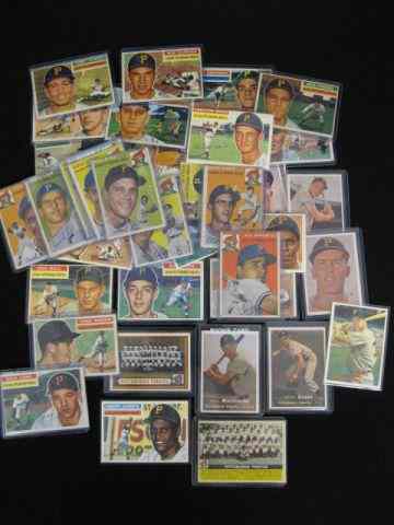 Appraisal: 's Baseball Cards Pittsburgh Pirates Topps set has of plus