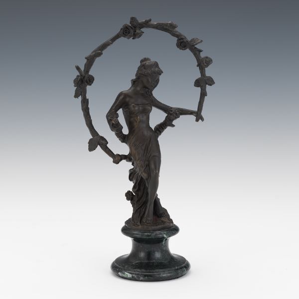 Appraisal: AFTER AUGUST MOREAU FRENCH - x x Cast bronze replica