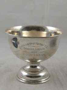 Appraisal: A silver rosebowl cm diameter x cm high London Weight