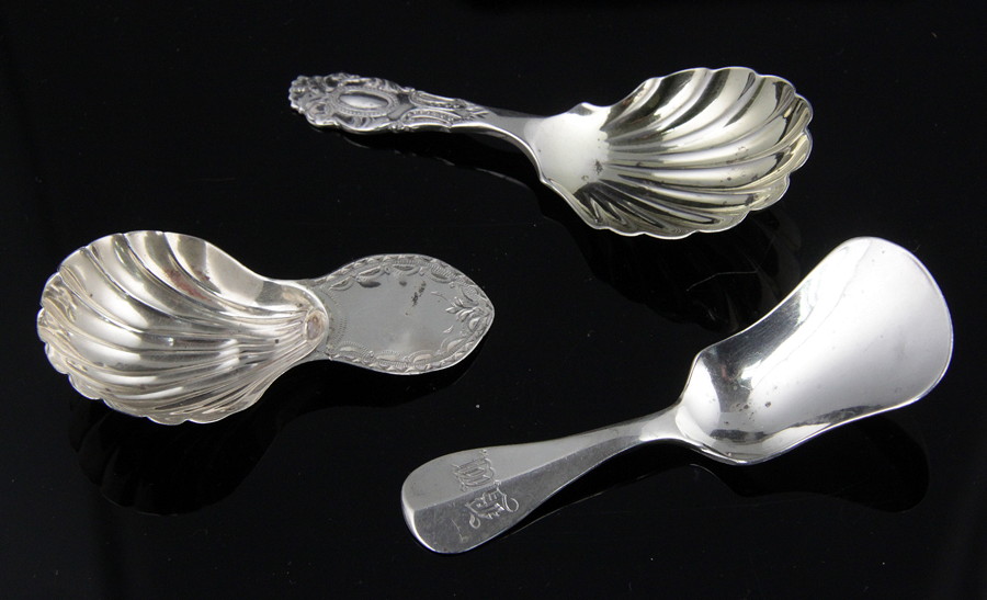 Appraisal: A silver caddy spoon George Maudsley Jackson David Landsborough Fullerton