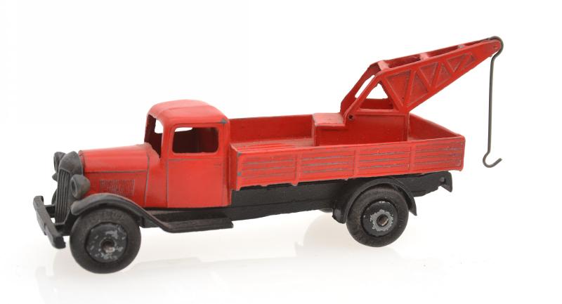 Appraisal: RARE FRENCH DINKY PRE-WAR E BREAKDOWN LORRY RED CAB BODY