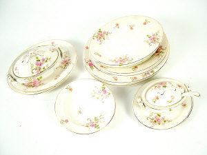 Appraisal: Extensive Ridgways 'Hampton' pattern miniature part dinner service to include