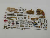 Appraisal: A large mixed lot of costume jewellery including gilt metal