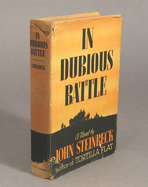 Appraisal: STEINBECK JOHN In Dubious Battle New York Covici Friede Original