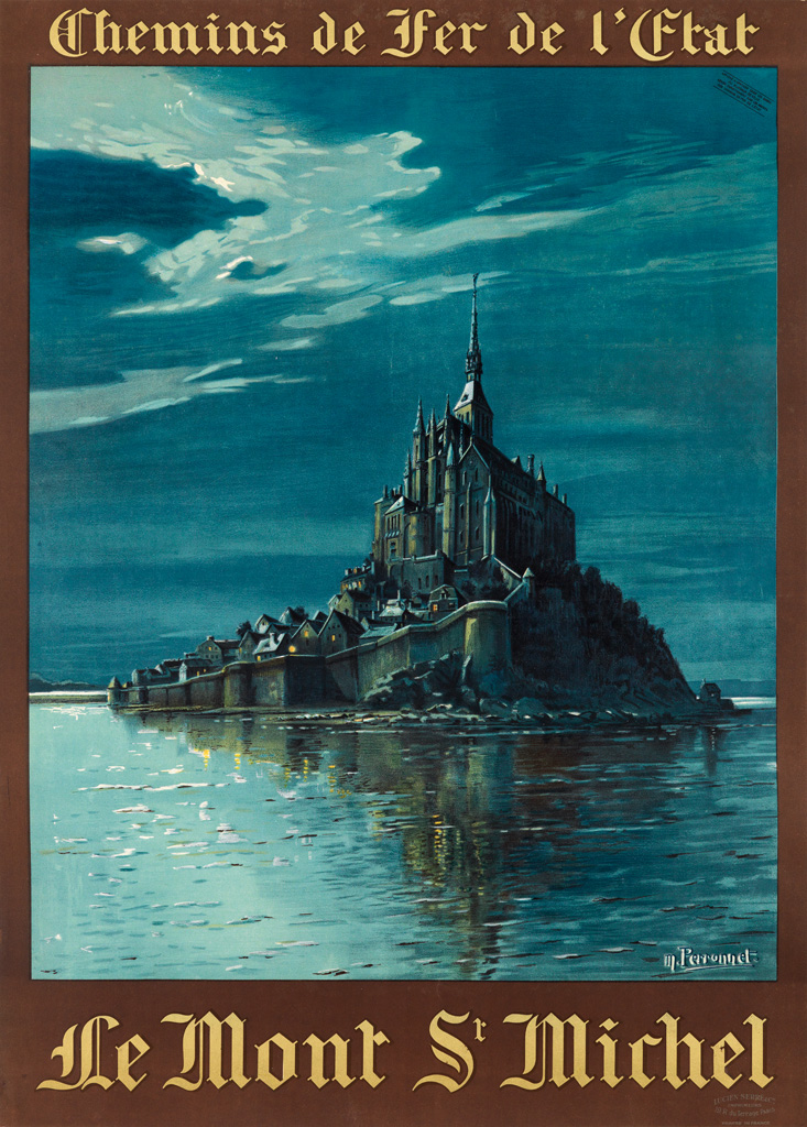 Appraisal: M PERRONNET DATES UNKNOWN LE MONT ST MICHEL Circa x