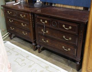 Appraisal: Pair of Newport Collection low dressers in the Neo-classical taste