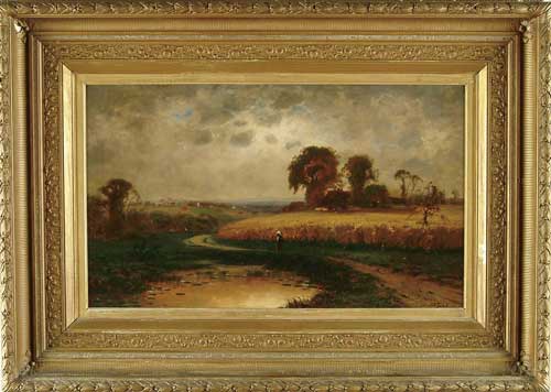 Appraisal: JAMES BRADE SWORD American - THE WALK HOME Large oil