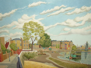 Appraisal: Ula Paine - - Hammersmith oil on canvas x cm