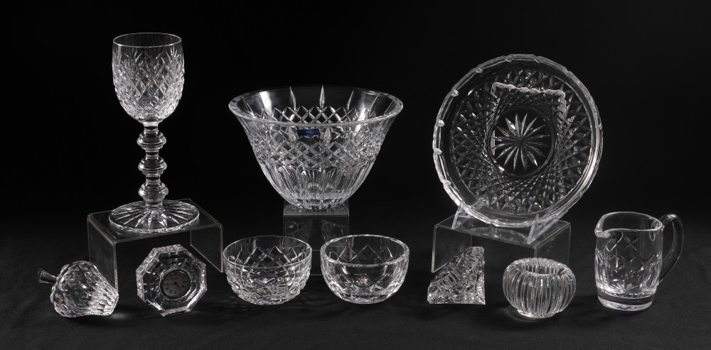 Appraisal: ESTATE COLLECTION PIECES WATERFORD CRYSTAL An assembled collection of pieces