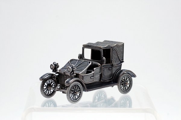 Appraisal: Silver miniature Franklin Mint sterling car Early 's unknown model