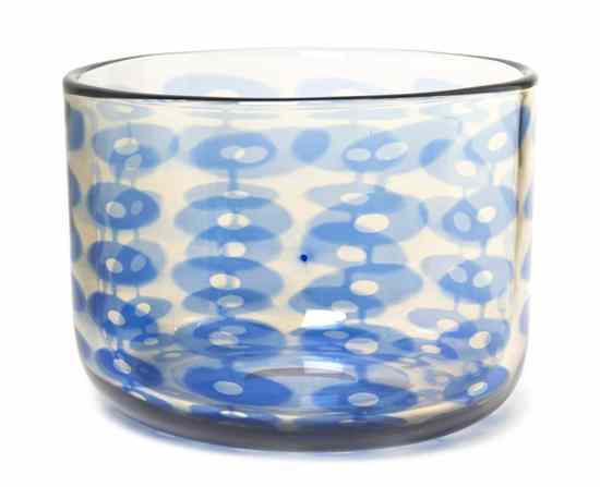 Appraisal: An Orrefors Glass Bowl Ingebord Lundin of circular form Diameter