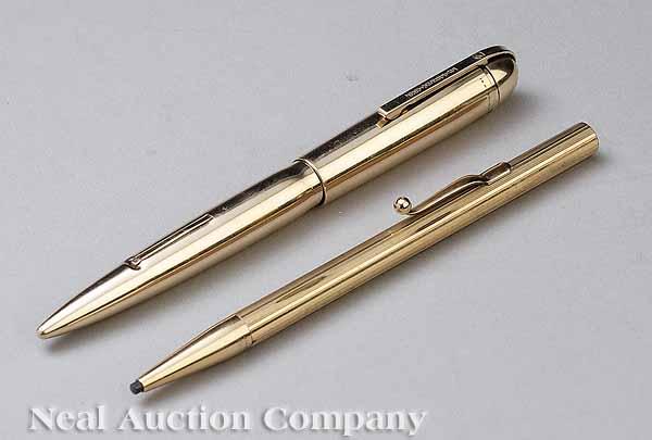 Appraisal: An Eversharp kt Gold Skyline Executive Model Fountain Pen in