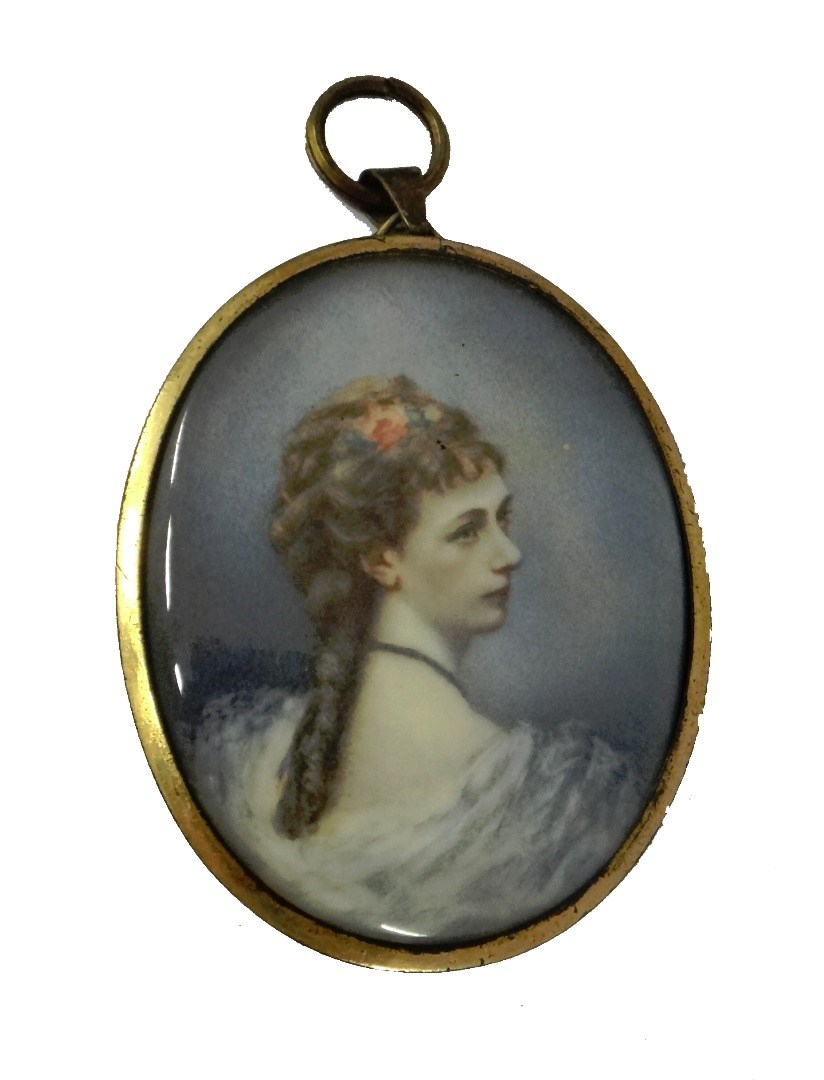 Appraisal: Late th century English School portrait miniature on ivory of