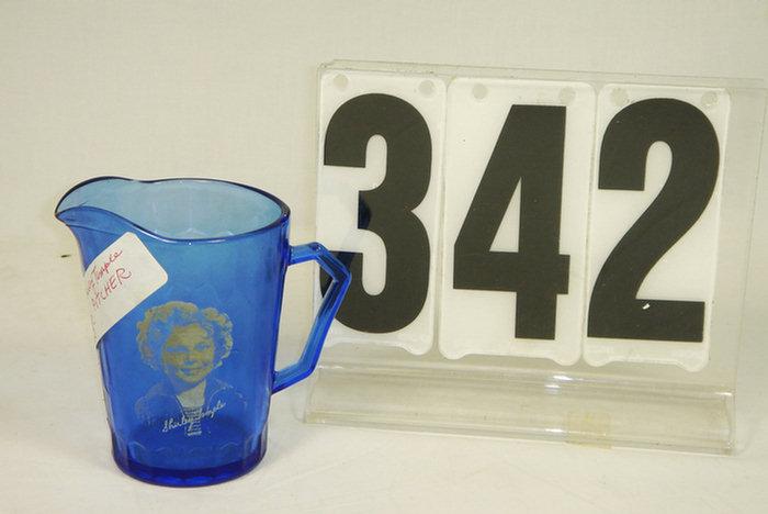 Appraisal: Vintage Shirley temple pitcher inches tall and in good condition