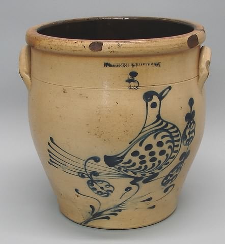 Appraisal: Inscribed W Roberts Binghamton N Y with bird and floral