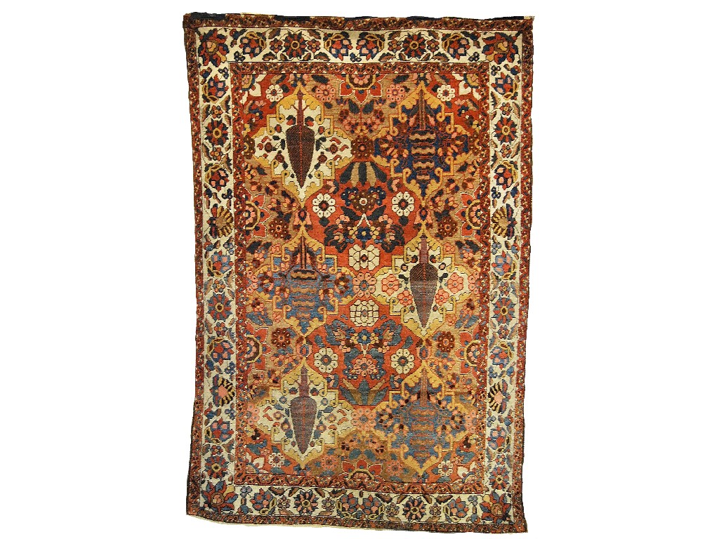 Appraisal: Persian Baktiari rug mid th century