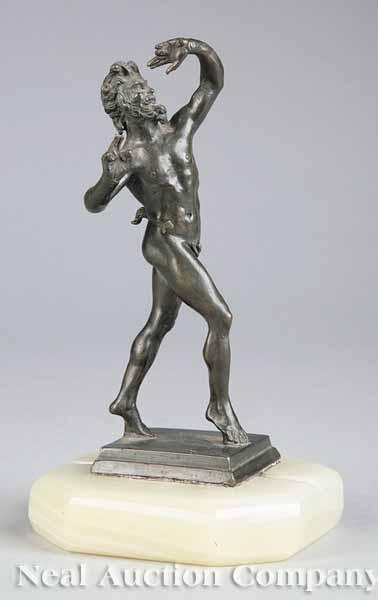 Appraisal: A Grand Tour Bronze Figure of The Dancing Faun after