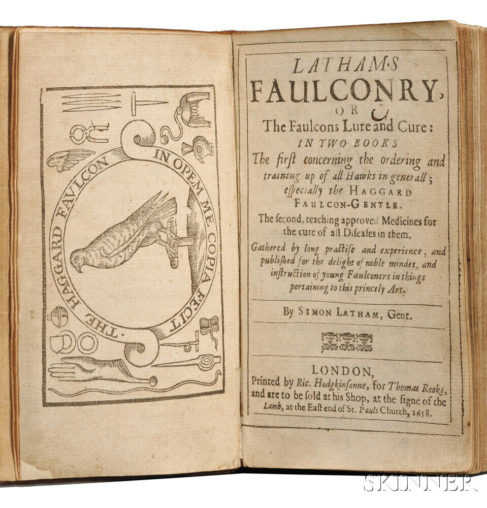 Appraisal: Latham Simon c - Latham's Faulconry or the Faulcons Lure