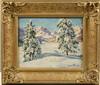 Appraisal: OOP - Winter landscape signed lower right Hans Fogare sp