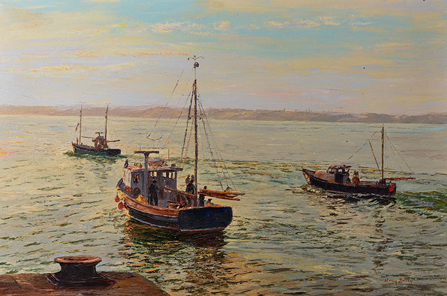 Appraisal: NANCY BAILEY - 'Forth into the Morning' signed oils on