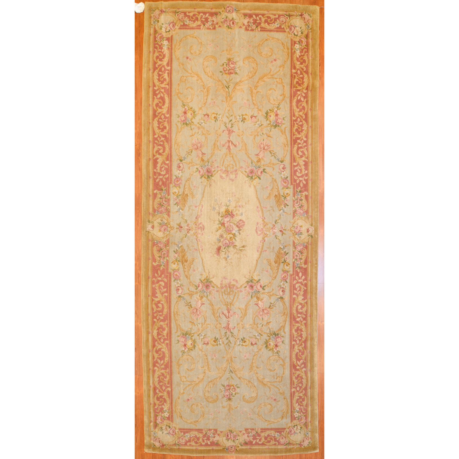 Appraisal: SAVONNERIE CORRIDOR RUG CHINA X Fourth quarter- th century hand-knotted