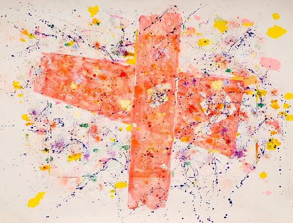 Appraisal: Sam Francis American - Untitled Monotype in colors on wove