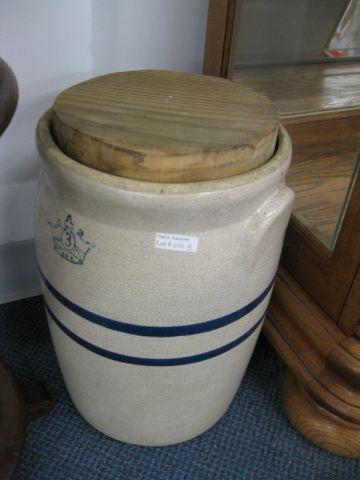 Appraisal: Stoneware Crock gallon tall