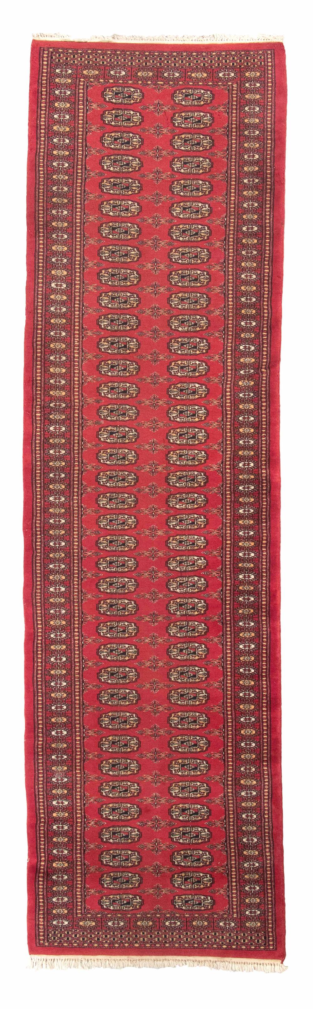 Appraisal: BOKHARA DESIGN RUNNER X LATE TH CENTURYBOKHARA DESIGN RUNNER '