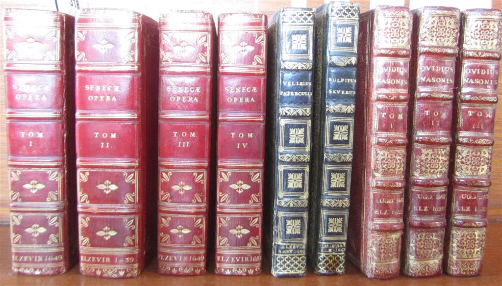 Appraisal: ELZEVIER PRESS SENECA L C OPERA OMNIA Leiden Elzevier volumes