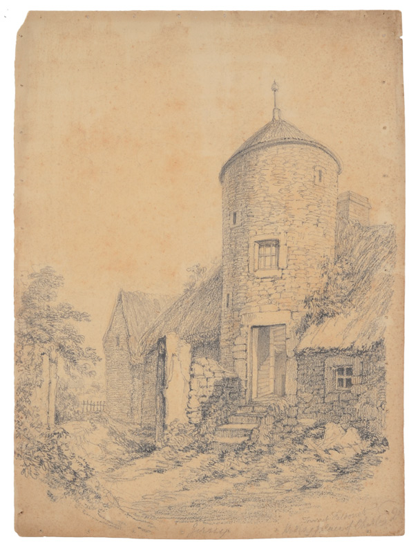 Appraisal: DRAWING ATTRIBUTED TO J M W TURNER FROM THE ESTATE