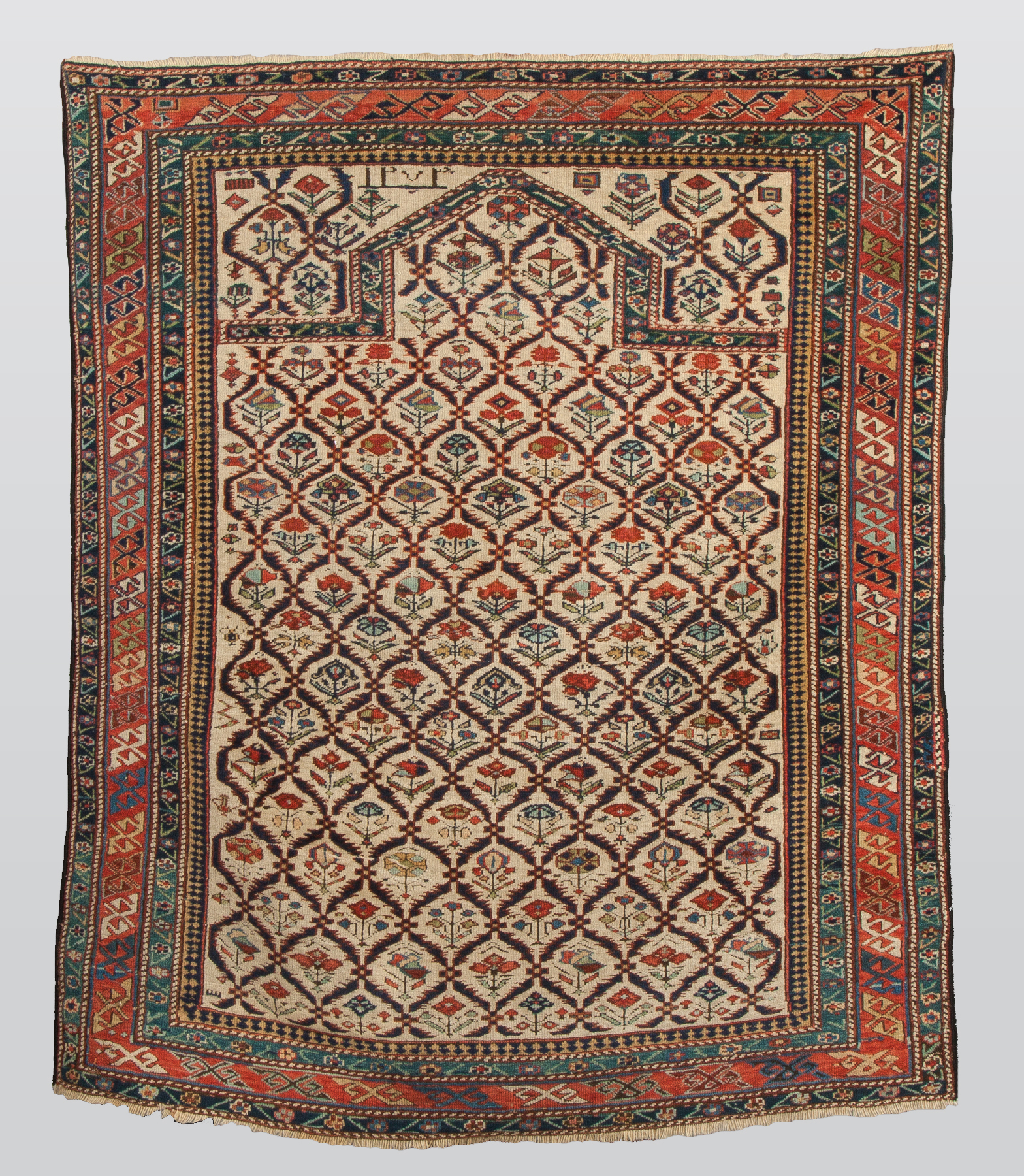 Appraisal: Shirvan Prayer Rug Late th cent