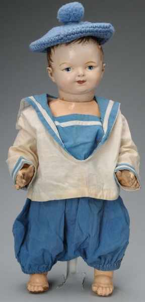 Appraisal: Jesse McCutcheon Raleigh Doll Description American Ca All heavy composition