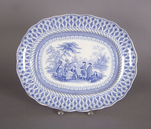 Appraisal: Pennsylvania Treaty Staffordshire platter x