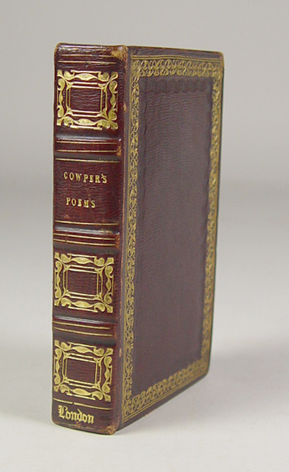 Appraisal: Fore Edge Painted Book - American View Cowpers Poems Illustrated