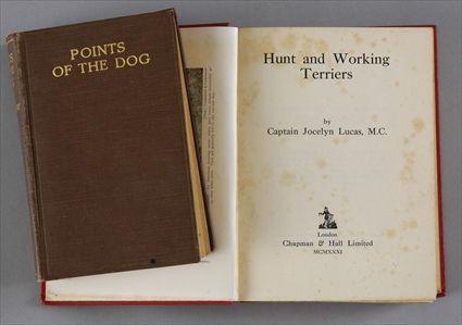 Appraisal: DOGS - FOURTEEN VOLS OF BOOKS ABOUT DOGS AND HUNTING