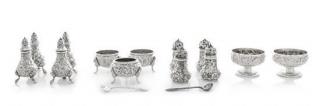 Appraisal: A Collection of American Silver Salts S Kirk Son Baltimore