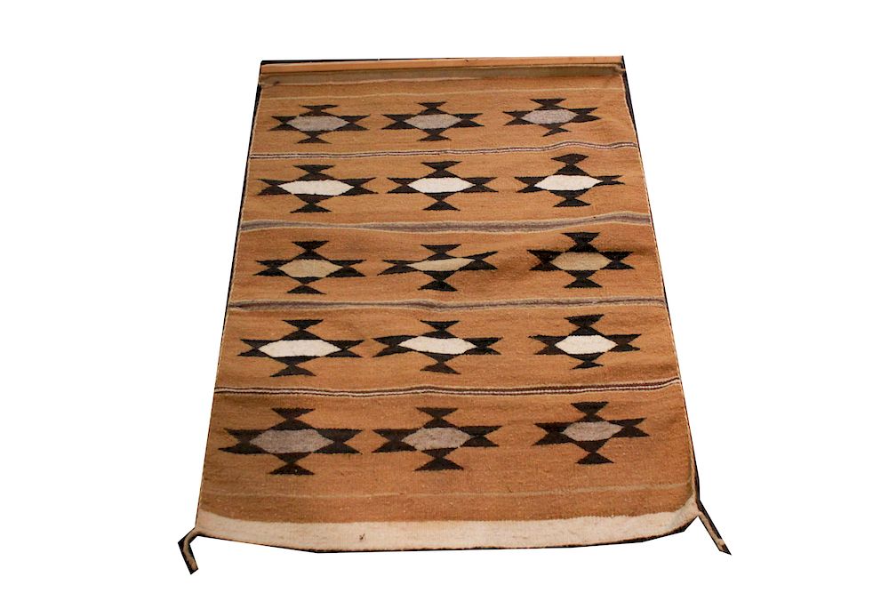 Appraisal: Native American Hand Woven Rug ' x ' Native American