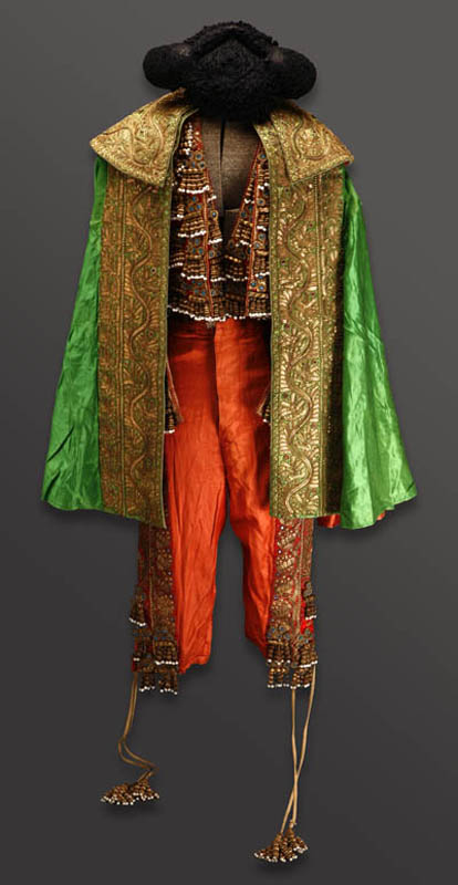 Appraisal: A vintage Spanish matador toreador costume A vintage Spanish matador