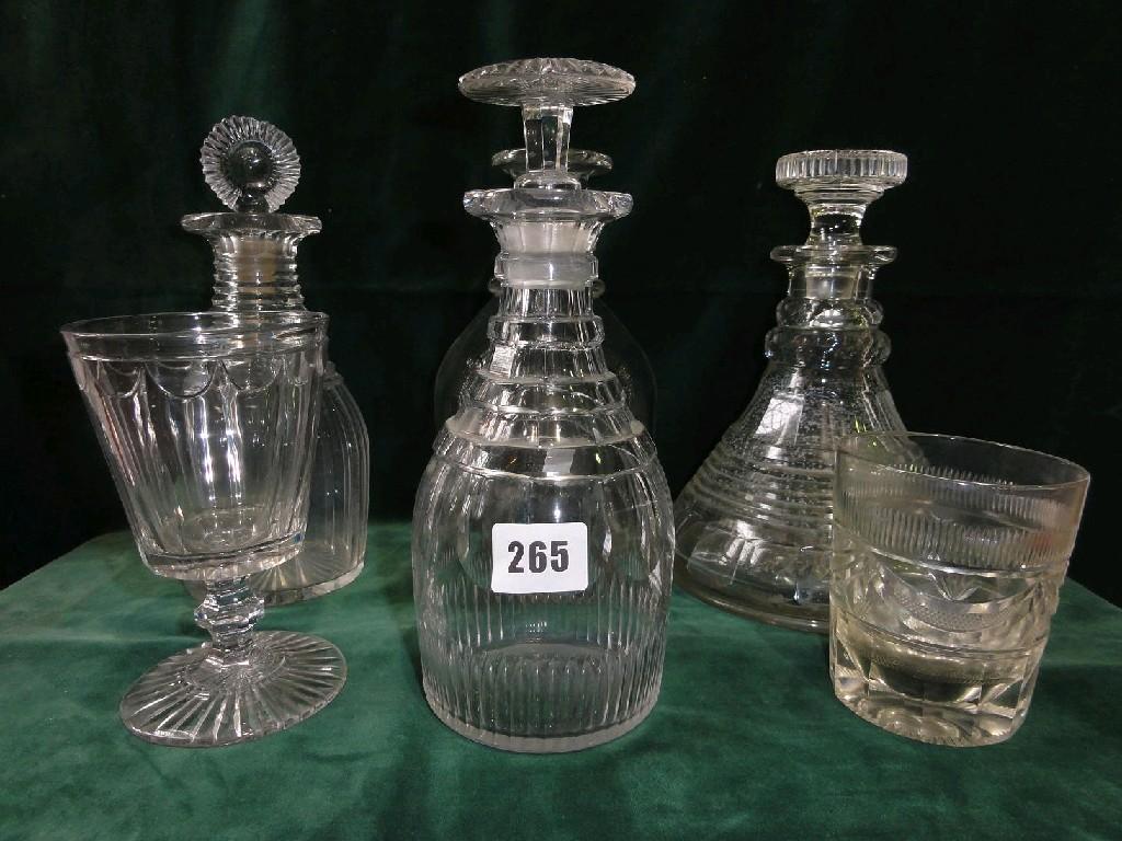 Appraisal: A collection of th century glassware including two pairs of