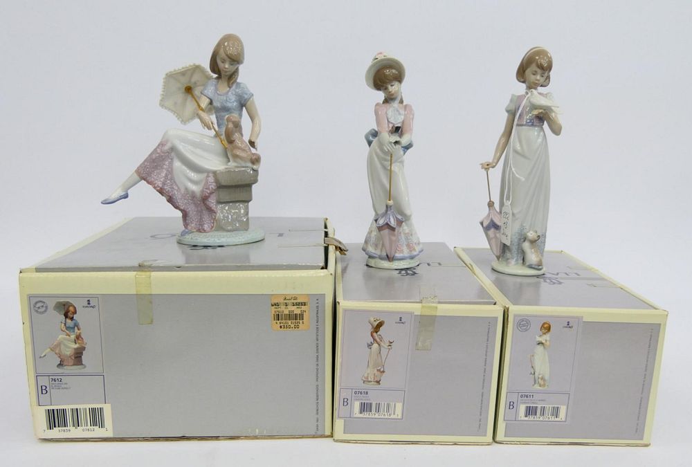 Appraisal: LLADRO PORCELAIN FIGURAL GROUP LLADRO PORCELAIN FIGURAL GROUP largest mesures