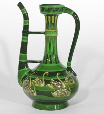 Appraisal: A Foley Intarsio Pottery ewer designed by Frederick Rhead printed