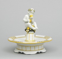 Appraisal: A Hutschenreuter Art Deco Porcelain Centerpiece An Art Deco porcelain