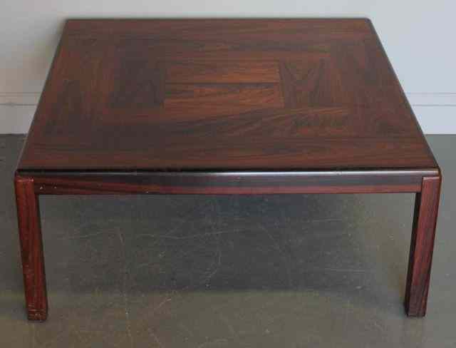 Appraisal: Midcentury Danish Rosewood Cocktail Table Stamped maker - Vejle Stole