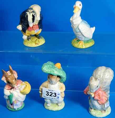 Appraisal: Royal Albert Beatrx Potter Figures Tommy Brock Benjamin Bunny Mr