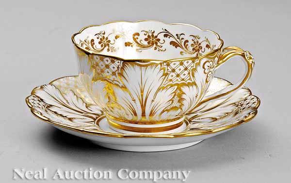 Appraisal: A Regency Porcelain Tea Cup and Saucer c floral Imari